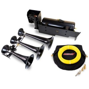 Ford F-250 Onboard Air System - Kleinn Air Horns - Model 230 Horns - `11-`16 Ford F-250 Onboard Air System - Kleinn Air Horns - Model 230 Horns - `11-`16